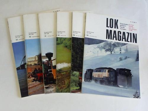 Lok Magazin - Eisenbahn - gestern, heute, morgen. Jahrgang 1978. Heft 88 bis 93. 6 Hefte
