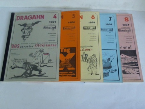 Dragahn - 2. Jahrgang 1984. April bis August. Heft 4 bis 8, zusammen 5 Hefte