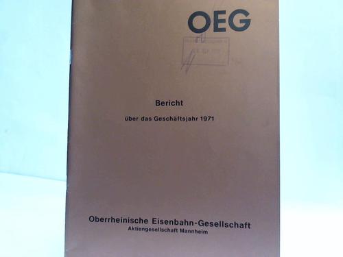 OEG - Bericht ber das Geschftsjahr 1971