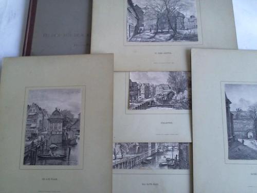 (Hamburg - Galeriewerk) - Bilder aus dem alten Hamburg. Dritte Folge. 12 Zeichnungen auf 11 kartonierten Tafeln gezogen. Monogrammiert mit M. Z.
