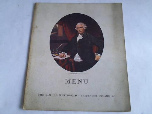 (Speisekarte) - The Samuel Whitbread, London - Menu. The Samuel Whitbread London, Leicester Square