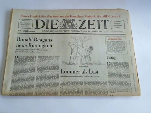 Zeit, Die - Nr. 15, 4. April 1986, 41. Jahrgang. Wochenzeitung fr Politik, Wirtschaft, Handel und Kultur