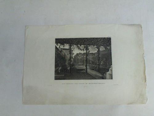 Payne, Albert Henry (1812 - 1902) - Die Grten des Chans in Baktschissaran. Stahlstich um 1850