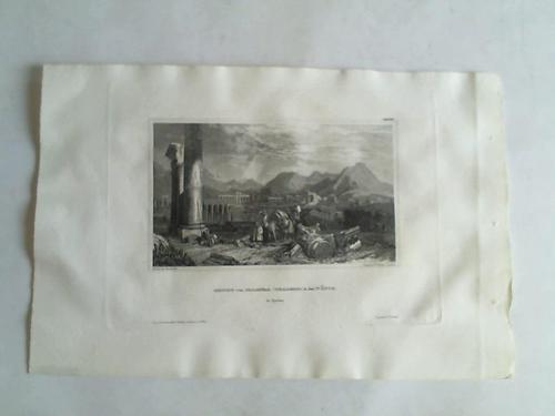 Payne, Albert Henry (1812 - 1902) - Ruinen von Palmyra (Thadmor) in der Wste in Syrien. Stahlstich um 1850