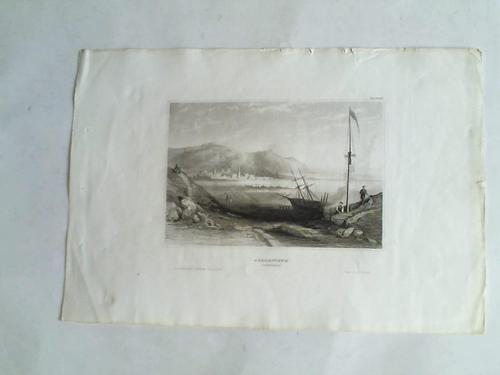 Payne, Albert Henry (1812 - 1902) - Hobarttown. Stahlstich um 1850