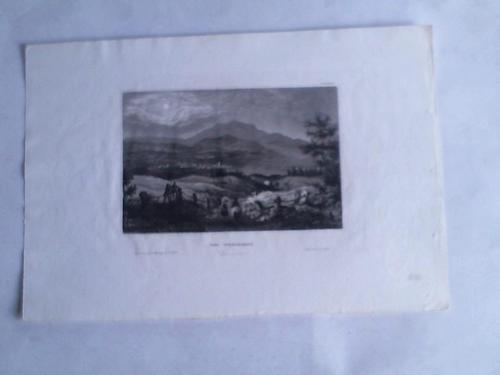 Der Inselsberg - Stahlstich um 1850