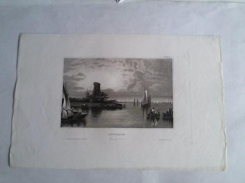 Antwerpen - Stahlstich um 1850