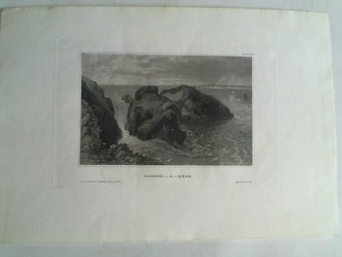 Irland - Carrick-A-rede. Stahlstich um 1850