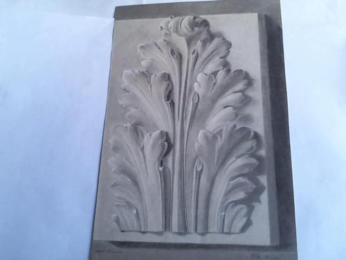 Meyer, Wilhelm - Kohlezeichnung eines Btter-Reliefs aus Stein um 1920