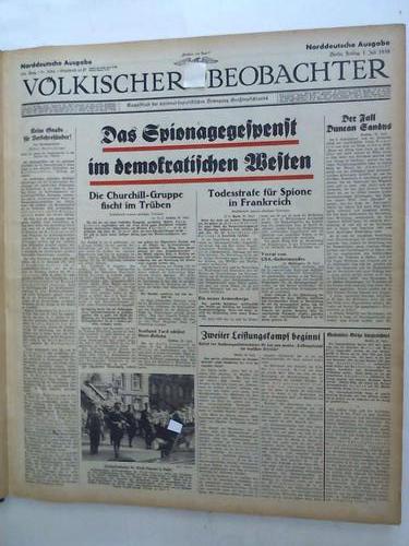 Kampfblatt der national-sozialistischen Bewegung Großdeutschlands. 51. Jahrgang 1938. Norddeutsche Ausgabe. 1. Juli 1938 bis 2. Dezember 1938, 79 Ausgaben