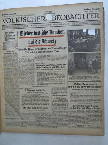 Kampfblatt der national-sozialistischen Bewegung Großdeutschlands. 53. Jahrgang 1940. Berliner Ausgabe. 1. Juli 1940 bis 21. September 1940, 84 Ausgaben