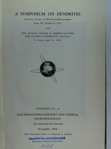 American Society of Electroencephalographers, Santa Fe (Editor) - Electroencephalography and Clinical Neurophysiology. An International Journal, November, 1958