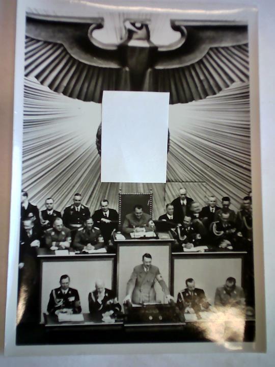 Hoffmann, Heinrich (12. September 1885 in Frth - 16. Dezember 1957 in Mnchen) - Die Reichstagssitzung vom 28. April 1939. Original Pressefotografie (12,8 cm x 18 cm)