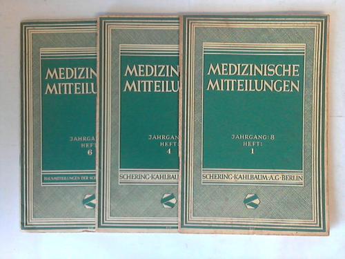 Medizinische Mitteilungen - 3 Hefte
