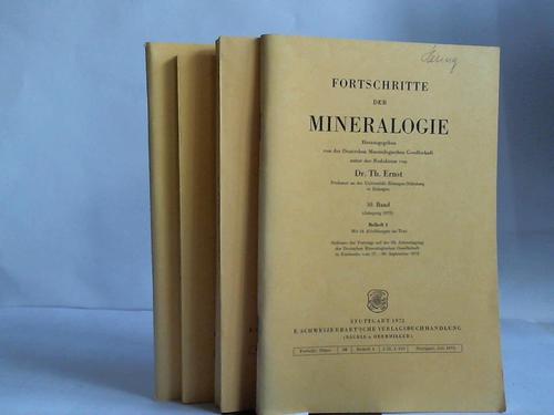 Ernst, Th. - Fortschritte der Mineralogie. 50. Band (Jubilumsband), Beihefte 1 - 3