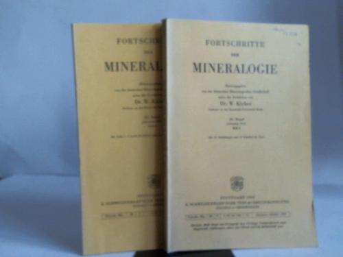 Kleber, W. - Fortschritte der Mineralogie. 36. Band, Hefte 1 und 2