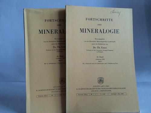 Ernst, Th. - Fortschritte der Mineralogie. 46. Band, Hefte 1 und 2