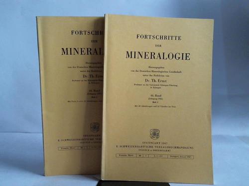 Ernst, Th. - Fortschritte der Mineralogie. 44. Band. Hefte 1 und 2
