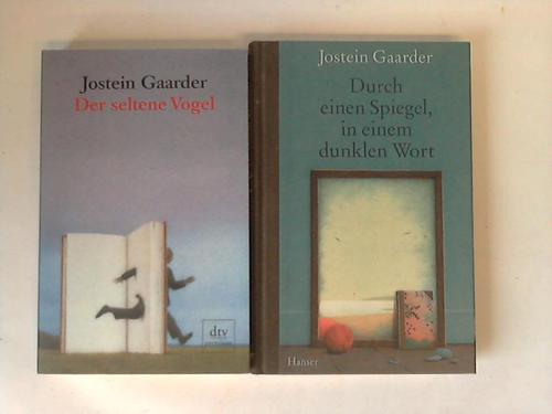 Gaarder, Jostein - Durch einen Spiegel, in einem dunklen Wort / Der seltene Vogel. Erzhlungen. 2 Bnde