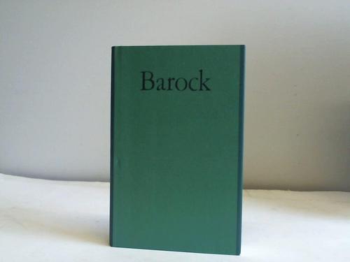 Pmbacher, Karl (Hrsg.) - Barock. Lyrik, Drama, Predigten