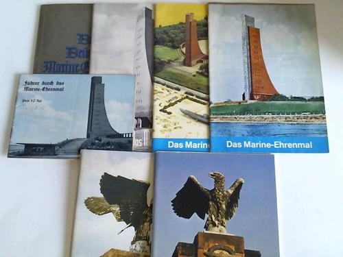 (Deutsche Marine-Ehrenmal) - 4 verschiedene Ausgaben aus 1936 bis ca. 1980 u. Fhrer durch das Marine-Ehrenmal, zusammen 5 Hefte