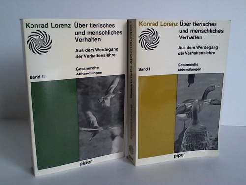 Lorenz, Konrad - ber tierisches und menschliches Verhalten. Aus dem Werdegang der Verhaltenslehre. Gesammelte Abhandlungen. 2 Bnde