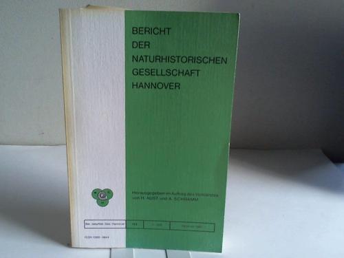 Naturhistorische Gesellschaft Hannover - Bericht der Naturhistorischen Gesellschaft, Band 123