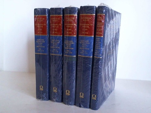 Sämtliche Rezensionen in den Acta Eruditorum (1705-1731). 5 Bände. Herausgegeben von Hubert A. Laeven und Lucy J. M. Laeven-Aretz