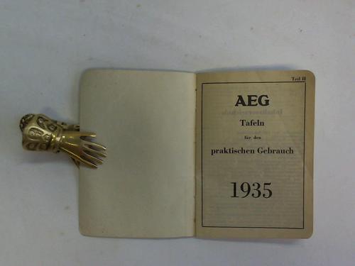 AEG - Tafeln fr den praktischen Gebrauch 1935