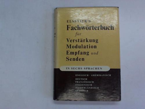 Clason, W.E. - Elsevier's Fachwrterbuch fr Verstrkung, Modulation, Empfang und Senden