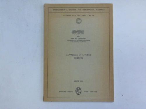 Davisson, Lee D. - Advances in Sources Coding