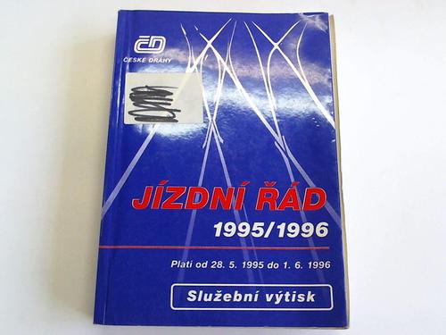 Ceske Drahy (CD) - Jizdni Rad 1995/1996. Plati od 28.5.1995 do 1.6.1996. Sluzebni vytisk
