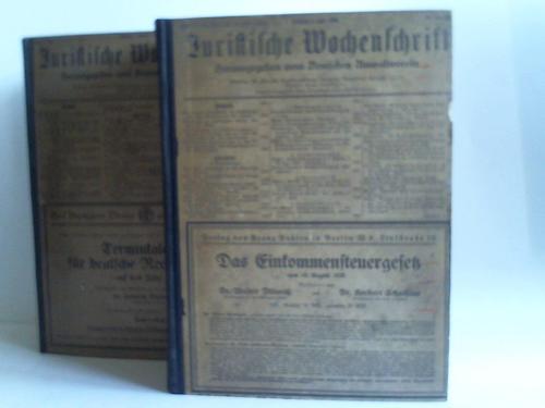 Deutscher Anwaltverein (Hrsg.) - Juristische Wochenschrift. Fnfundfnfzigster Jahrgang. 2 Bnde