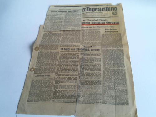 Braunschweiger Tageszeitung - Braunschweigische Staatszeitung / Helmstedter Kreiszeitung. Amtliches Organg der NSDAP und der Behrden