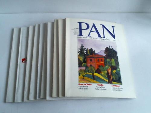 PAN - Zeitschrift fr Kunst und Kultur. 10 Hefte von 12 Heften