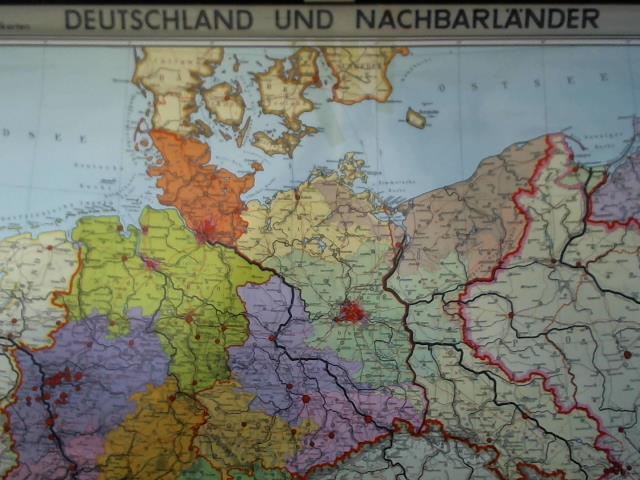 (Lernmitteltafel) - Westermann-Schulwandkarte - Deutschland und Nachbarlnder, Mastab 1:700.000