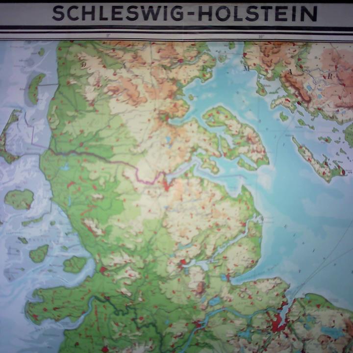 (Lernmitteltafel) - Westermann-Schulwandkarte Schleswig-Holstein, Mastab 1:150.000