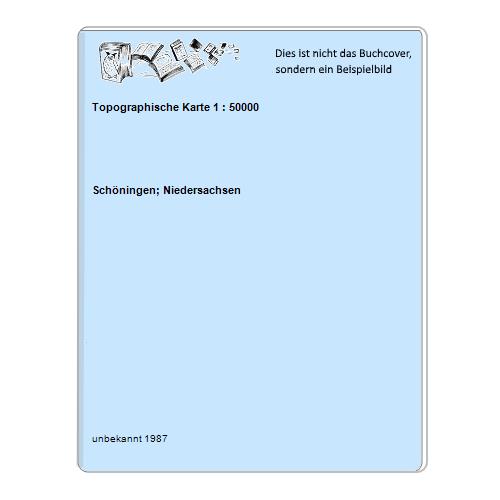 Schningen; Niedersachsen - Topographische Karte 1 : 50000
