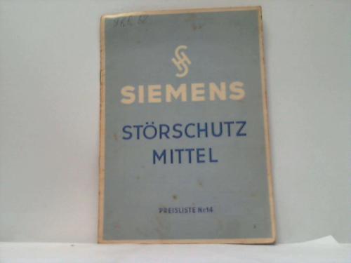 Strschutzmittel - Siemens Preisliste Nr. 14