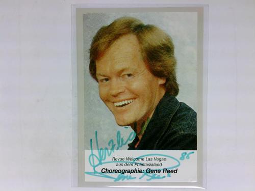 Reed, Gene (Choreograph) - Signierte Autogrammkarte