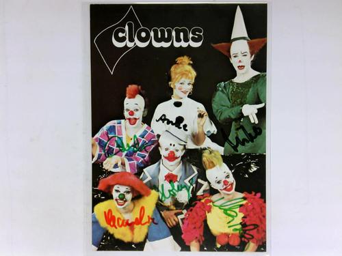 Clowns (Gesangsgruppe) - Signierte Autogrammkarte