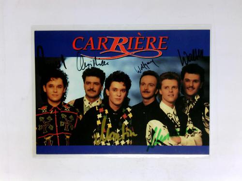 Carriere (Gesangsgruppe) - Signierte Autogrammkarte