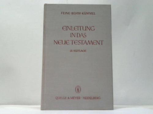 Kmmel, Werner Georg - Einleitung in des Neue Testament