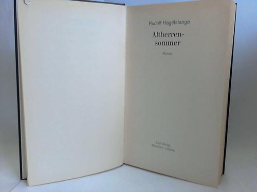 Hagelstange, Rudolf - Altherrensommer