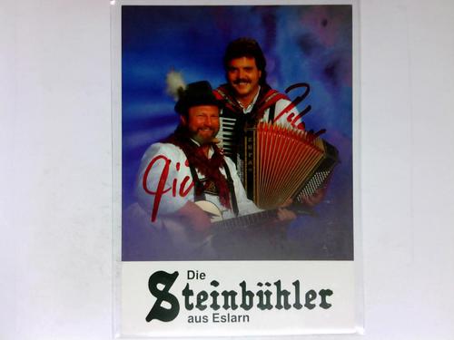 Die Steinbhler aus Eslarn (Duo) - Signierte Autogrammkarte