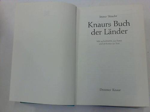 Straube, Immo - Knaurs Buch der Lnder