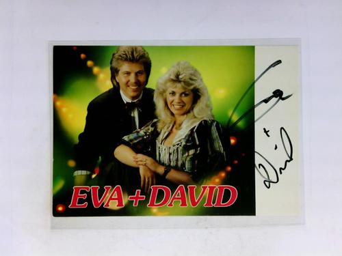 Eva + David (Duo) - Signierte Autogrammkarte