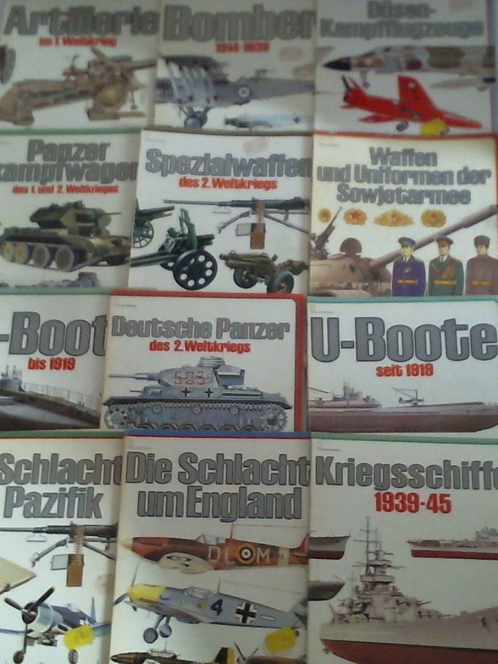 12 Hefte der Reihe zum Thema Militär