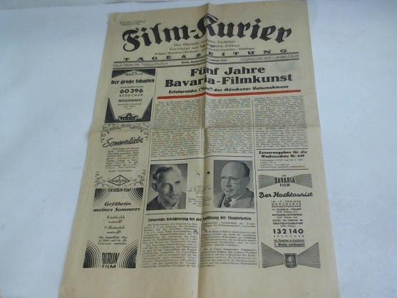 Film-Kurier - Das fhrende deutsche Fachblatt. Vereinigt mit Licht-Bild-Bhne. 25. Jahrgang-Nr. 35, Berlin, Donnerstag, 11. Februar 1943. Tageszeitung