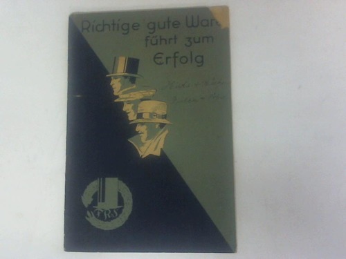 Franz Richter & Shne, Dresden - Richtige gute Ware fhrt zum Erfolg. Groes stndiges Lager neuester Erzeugnisse: Mtzen, Hte, Strohhte, Pelzwaren und Mtzen-Bestandteile. Neues Erzeugnis: Gamaschen